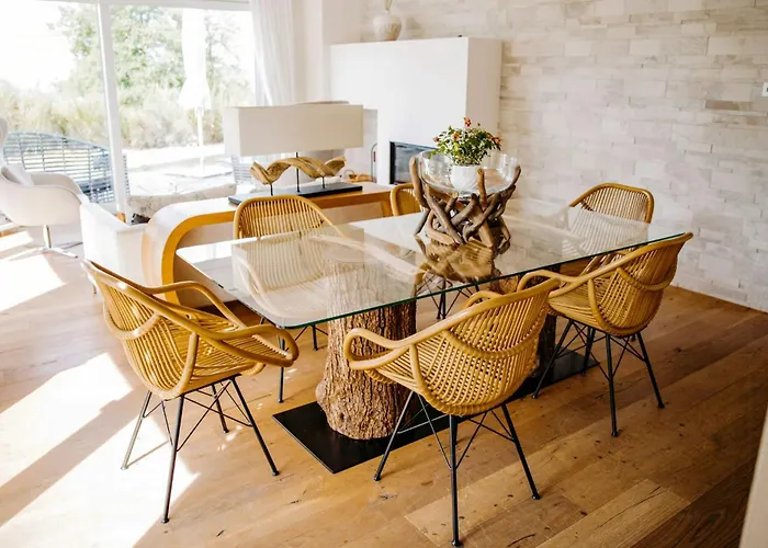 度假居 Modern Nature Idyll With Sauna And Panoramic View